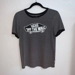 Striped vans shirt women’s
